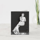 "Lady Draped in Silk" Kaart (Voorkant)