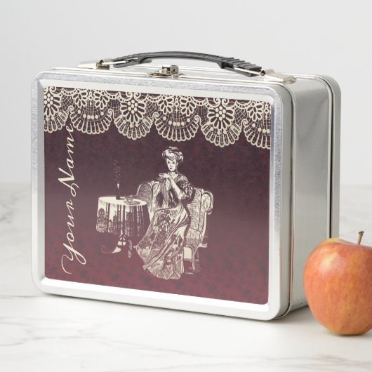 Lady drink tea (In situ)