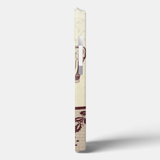 Lady drink tea Case-Mate iPhone case (Achterkant / Links)