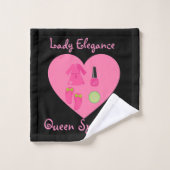 LADY ELEGANCE COLLECTIE Dames Bad Handdoek (Wasdoekje)