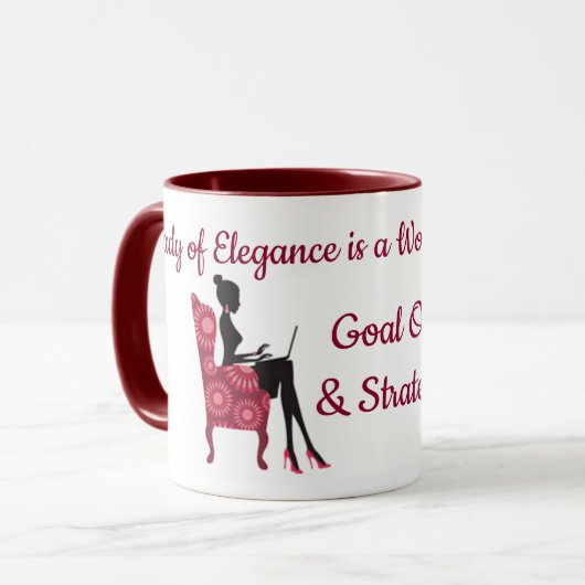 Lady Elegance Collectie Koffiemok Mok (Voorkant links)