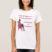 Lady Elegance Collectie T-shirt (Voorkant)