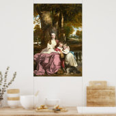 Lady Elizabeth Delmé, Sir Joshua Reynolds Fine Art Poster (Keuken)