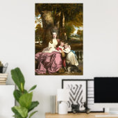 Lady Elizabeth Delmé, Sir Joshua Reynolds Fine Art Poster (Thuiskantoor)