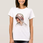  Lady Embroidery en Lace Bonnet T-shirt (Voorkant)