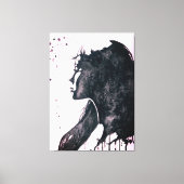Lady Emotion Canvas Print (Voorkant)