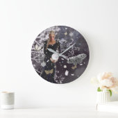 Lady en Crystal Ball Grote Klok (Huis)