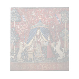 Lady en de Eenhoorn Tapestry Notitieblok
