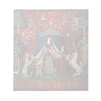 Lady en de Eenhoorn Tapestry Notitieblok