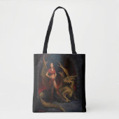 Lady en Dragon Tote Bag (Voorkant)