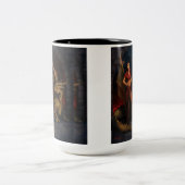 Lady en Dragon Tweekleurige Koffiemok (Center)