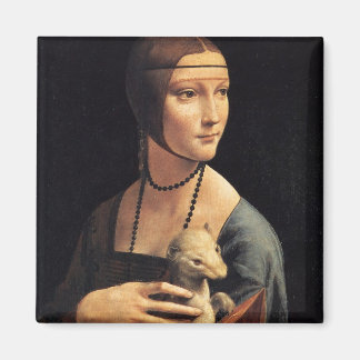 Lady en Ermine Magneet