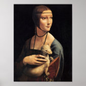 Lady en Ermine Poster (Voorkant)