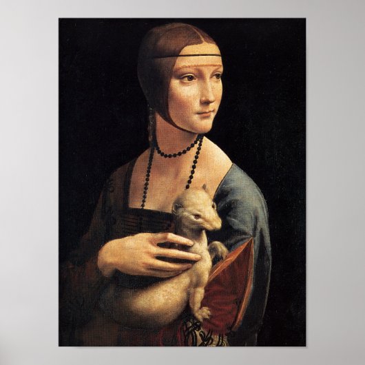 Lady en Ermine Poster (Voorkant)