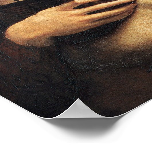 Lady en Ermine Poster (Hoek)