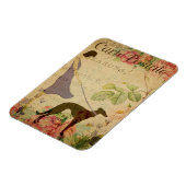 Lady en Greyhound  Frans Briefkaart Magneet (Linkerzijde)