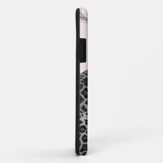 Lady en Leopard Case-Mate iPhone Case (Achterkant/rechts)