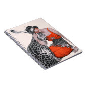 Lady en Leopard Notitieboek (Rechterzijde)