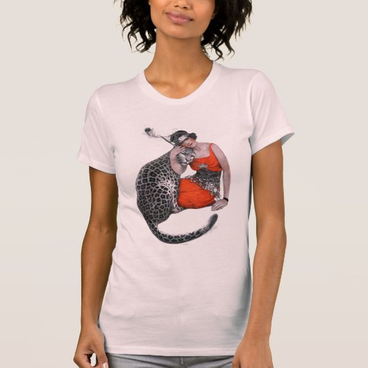 Lady en Leopard T-shirt (Voorkant)