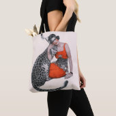 Lady en Leopard Tote Bag (Dichtbij)