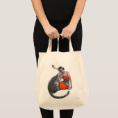 Lady en Leopard Tote Bag (Voorkant (product))