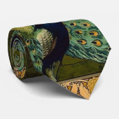 Lady en Peacock Stropdas (Opgerold)