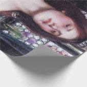 Lady en Roos, John William Waterhouse Cadeaupapier (Hoek)