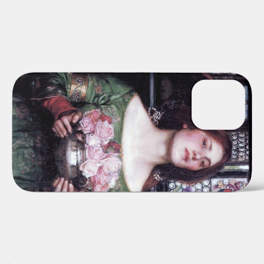 Lady en Roos, John William Waterhouse Case-Mate iPhone Case (Achterkant (horizontaal))
