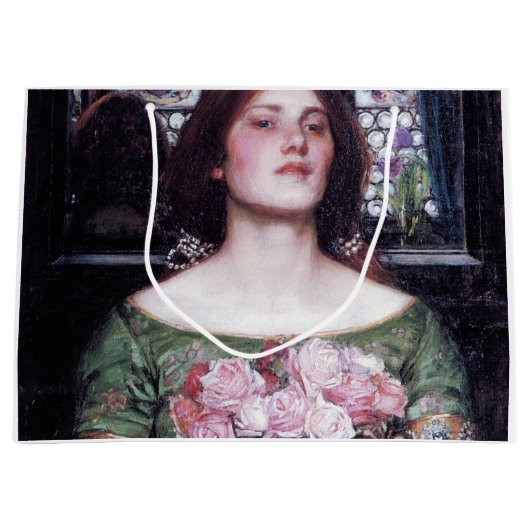 Lady en Roos, John William Waterhouse Groot Cadeauzakje (Voorkant)