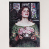 Lady en Roos, John William Waterhouse Legpuzzel (Verticaal)