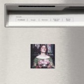 Lady en Roos, John William Waterhouse Magneet (Insitu (Vaatwasser))