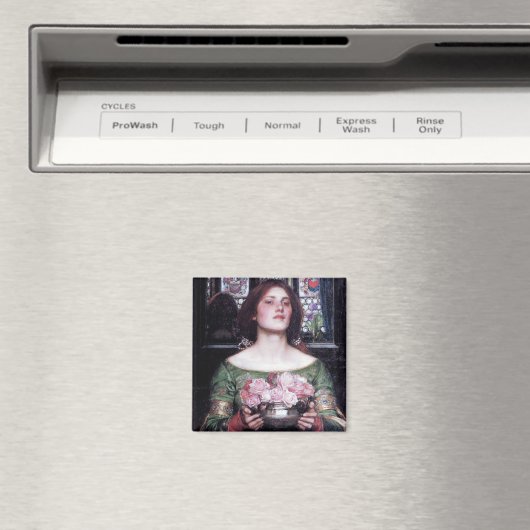 Lady en Roos, John William Waterhouse Magneet (Insitu (Vaatwasser))