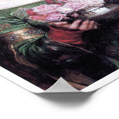 Lady en Roos, John William Waterhouse Poster (Hoek)