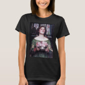 Lady en Roos, John William Waterhouse T-shirt (Voorkant)