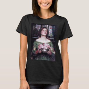 Lady en Roos, John William Waterhouse T-shirt
