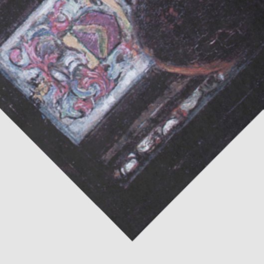 Lady en Roos, John William Waterhouse Tissuepapier (Detail)