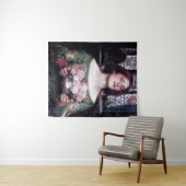 Lady en Roos, John William Waterhouse Wandkleed (In Situ (horizontaal))