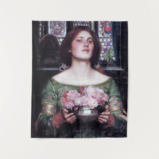 Lady en Roos, John William Waterhouse Wandkleed (Voorkant)