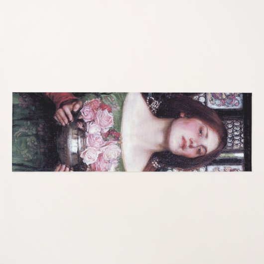 Lady en Roos, John William Waterhouse Yogamat (Voorkant (horizontaal))