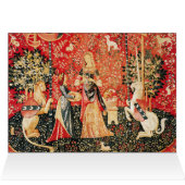 LADY EN UNICORN Flowers, dieren met een prettig ke (Binnen Horizontaal (Boven))