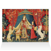 LADY EN UNICORN Flowers, dieren met een prettig ke (Binnen Horizontaal (Boven))