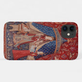 Lady en Unicorn Medieval Tapestry Desire Case-Mate iPhone Case (Achterkant (horizontaal))