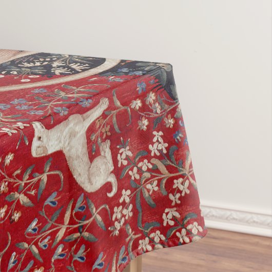 Lady en Unicorn Medieval Tapestry Sight Tafelkleed (Voorbeeld)