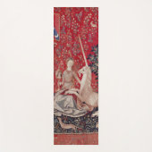 Lady en Unicorn Medieval Tapestry Sight Yogamat (Voorkant)