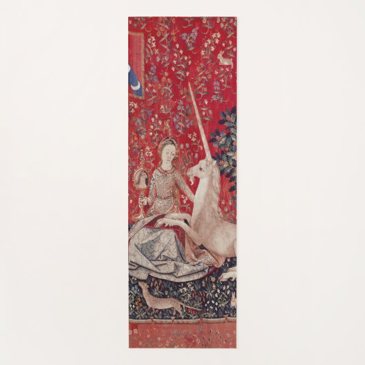 Lady en Unicorn Medieval Tapestry Sight Yogamat (Voorkant)