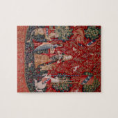 Lady en Unicorn Medieval Tapestry Smell Legpuzzel (Horizontaal)