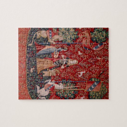 Lady en Unicorn Medieval Tapestry Smell Legpuzzel (Horizontaal)