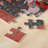 Lady en Unicorn Medieval Tapestry Smell Legpuzzel (Zijkant)