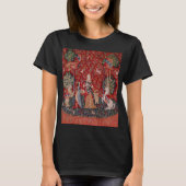 Lady en Unicorn Medieval Tapestry Smell T-Shirt (Voorkant)