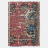 Lady en Unicorn Medieval Tapestry Taste Deken (Voorkant Verticaal)